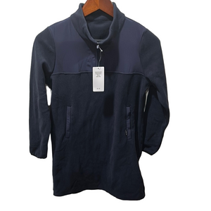 Baleaf girls fleece dress thermal pullover tunic sweatshirt size L NWT navy blue